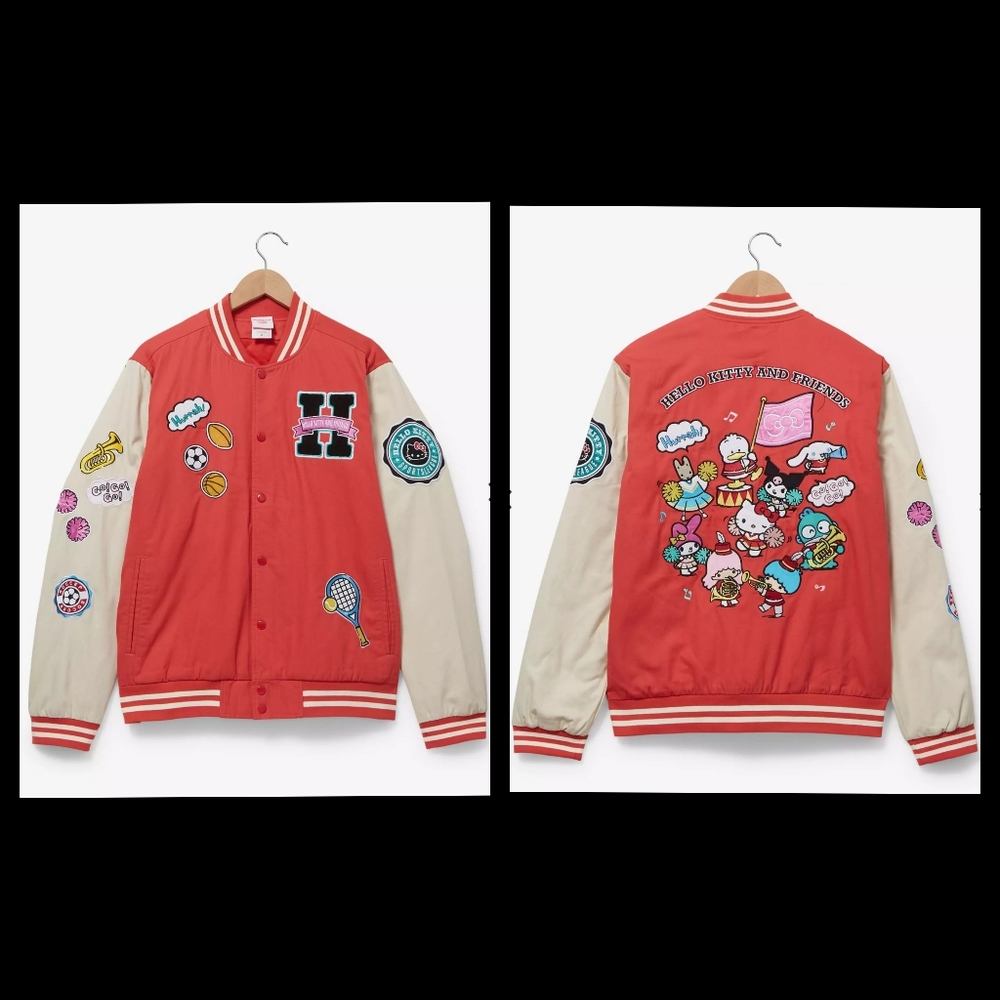 Sanrio Hello Kitty and Friends Sporty Varsity Cotton Jacket BoxLunch Exclusive
